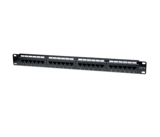 Cat6 patch panel 24 ports - 1U 19