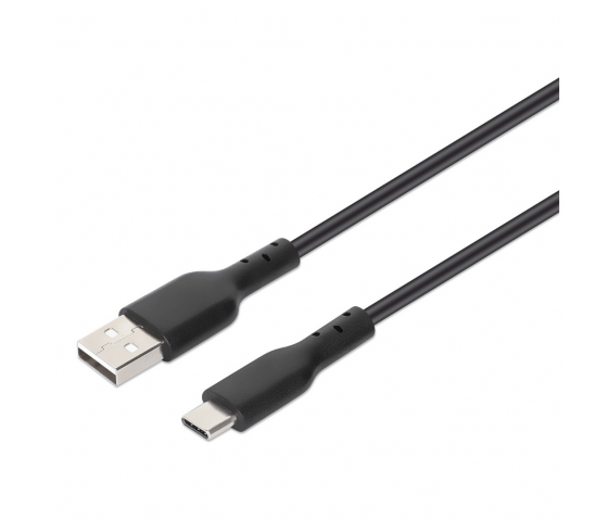 Hi-Speed USB-A til USB-C-kabel - 480 Mbps - 1 meter - sort