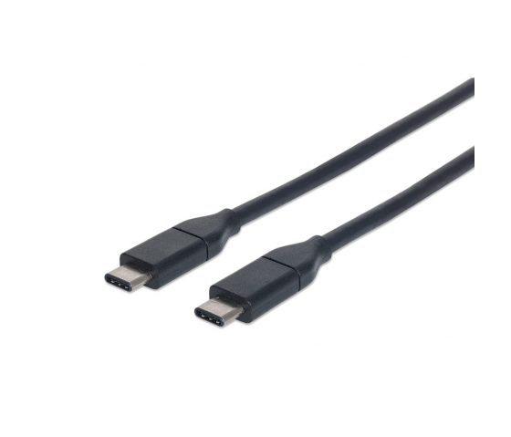 SuperSpeed+ USB-C to USB-C cable - 10 Gbps - 60W - 1 metre - black