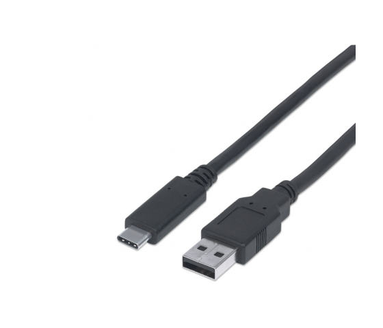 Superspeed USB-A naar USB-C kabel - 5 Gbps - 2 meter - zwart