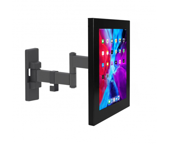 Flexible tablet wall mount 345 mm Securo L for 12-13 inch tablets - black