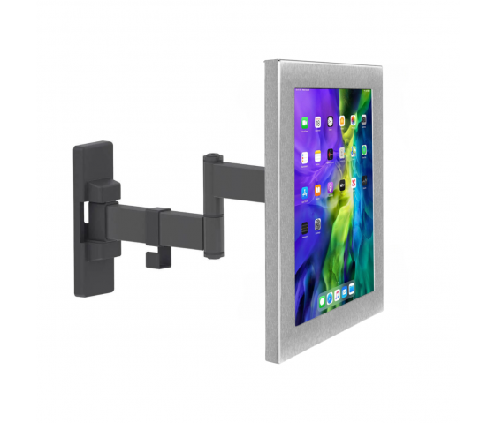 Flexible tablet wall mount 345 mm Securo M for 9-11 inch tablets - stainless steel