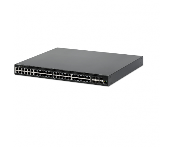 Conmutador PoE+ gestionado L3 de 54 puertos con 6 enlaces ascendentes SFP+ - 850W PoE, montaje en bastidor