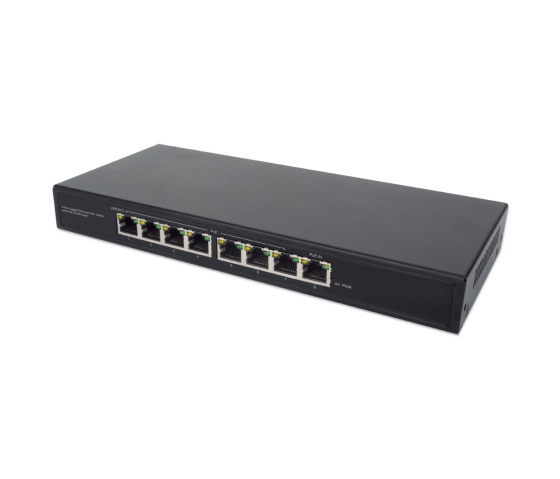 PoE-Powered 8-Port Gigabit Ethernet PoE+ Switch - 85W PoE, Desktop