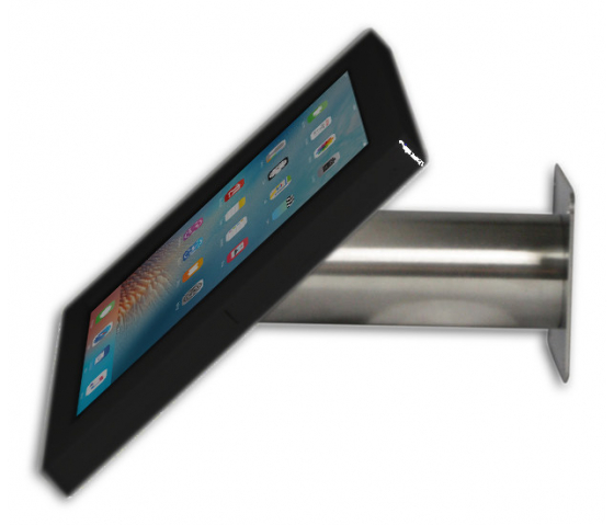 iPad wall mount Fino for iPad 2/3/4 - black/stainless steel