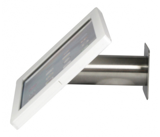 iPad wall mount Fino for iPad 2/3/4 - white/stainless steel