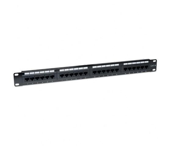 Cat6 patch panel 24 ports - 1U 19