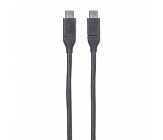 SuperSpeed+ USB-C to USB-C cable - 10 Gbps - 60W - 1 metre - black