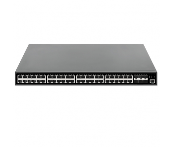 54-Port L2+ Managed PoE+ Switch mit 6 SFP+ Uplinks - 450W PoE, Rackmount