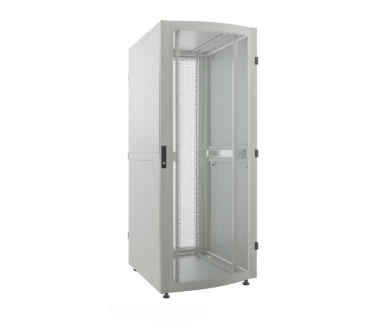 Armadio server Premium da 19 pollici MHT274 con porta perforata - 42U - 1000 (P) x 800 (L) x 2033 (A) - flatpack - grigio