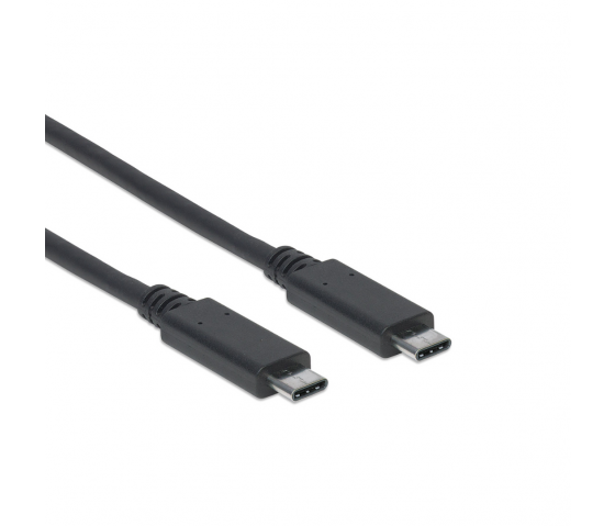 SuperSpeed+ USB-C naar USB-C kabel - 10 Gbps - 100W - 1 meter - zwart