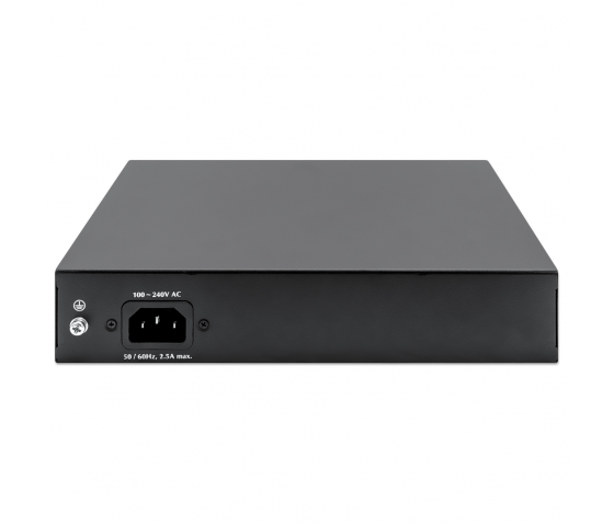 8-Port Gigabit Ethernet PoE+ Switch with 2 Uplink Ports - 120W PoE, Desktop