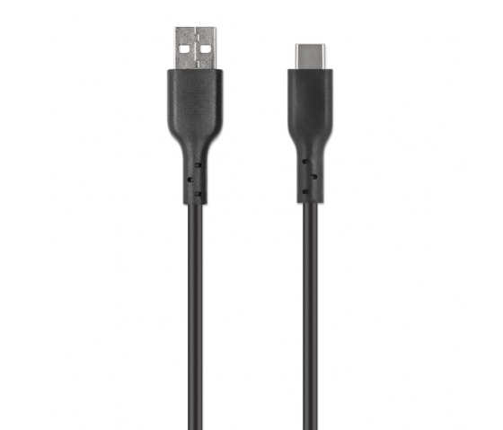 Hi-Speed USB-A til USB-C-kabel - 480 Mbps - 1 meter - sort