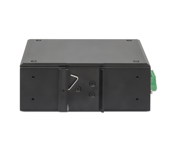 Switch industriale PoE+ a 8 porte Gigabit Ethernet alimentato a PoE - 120W PoE, montaggio su guida DIN