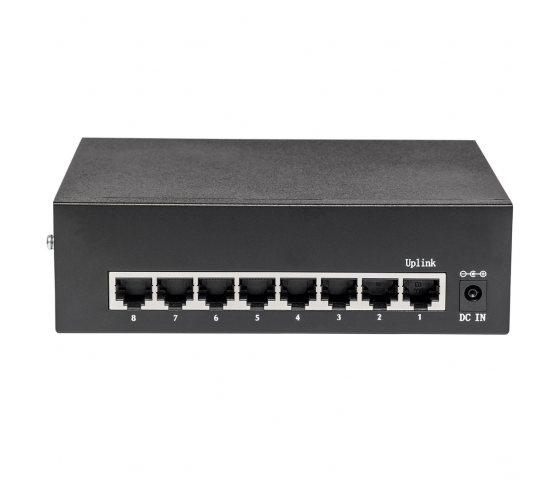 8-Port Gigabit Ethernet PoE+ Switch - 60W PoE, Desktop