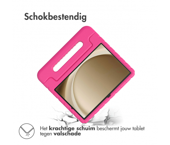 KidsCase tablethoes met handvat voor Samsung Galaxy Tab A9 Plus - Roze