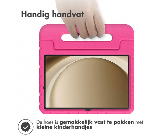 KidsCase tablethoes met handvat voor Samsung Galaxy Tab A9 Plus - Roze