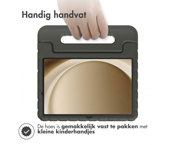 KidsCase tablethoes met handvat voor Samsung Galaxy Tab A9 Plus - Zwart