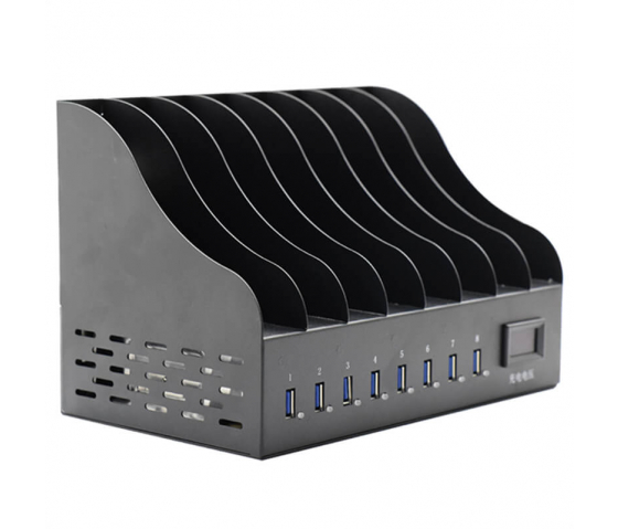 8 ports 12W USB-A oplaad dockingstation