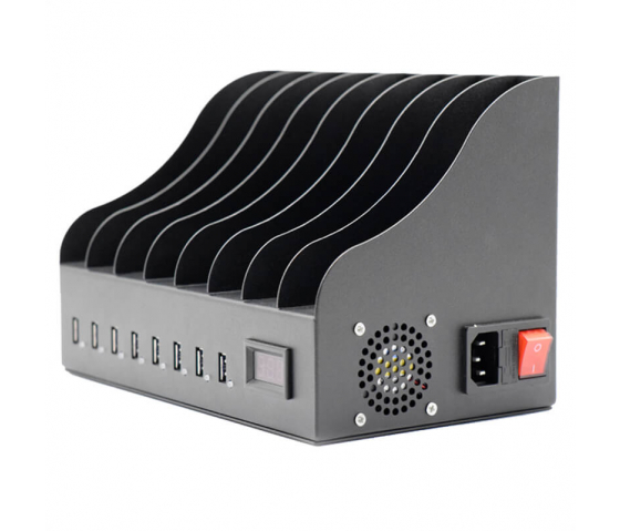 8 ports 12W USB-A oplaad dockingstation