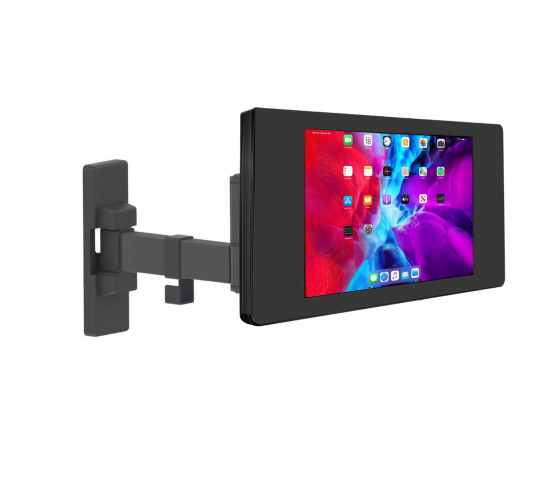 Flexible tablet wall holder 265 mm Fino for Microsoft Surface Go - black