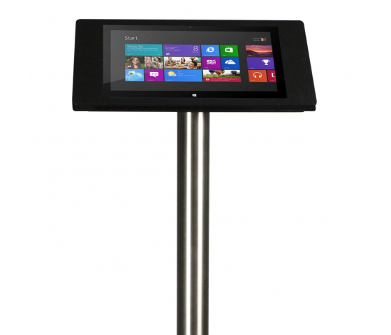 Tablet floor stand Fino for Microsoft Surface Pro 12.3 - black/stainless steel