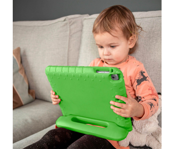 Custodia KidsCase per tablet con maniglia per Samsung Galaxy Tab A9 da 8,7 pollici - Verde