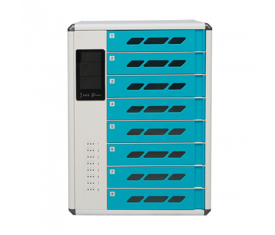 Oplaadlocker BRVL8 met 8 compartimenten