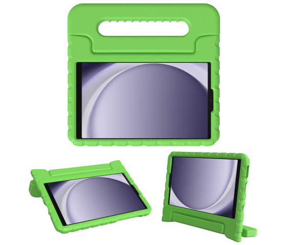 Custodia KidsCase per tablet con maniglia per Samsung Galaxy Tab A9 da 8,7 pollici - Verde