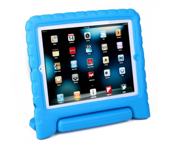 Luidspreker spanning duizelig KidsCover tablethoes voor iPad Mini 1/2/3 – blauw