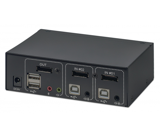 2-port DisplayPort KVM switch