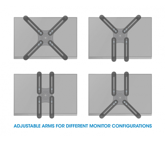 Adapterkit für VESA-Montage - 13 bis 27 Zoll
