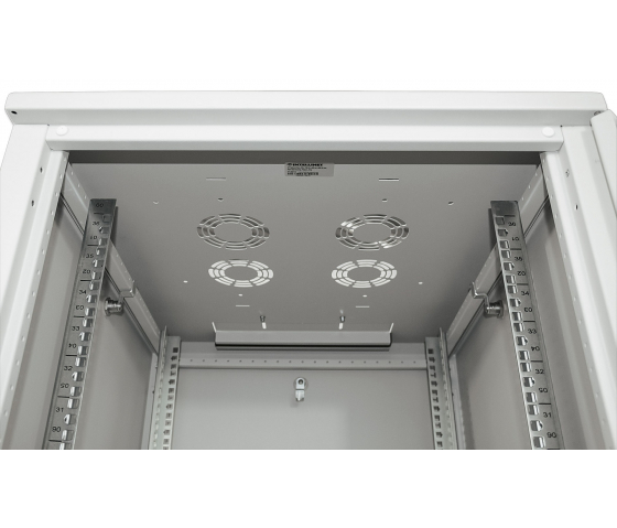 Armadio rack di rete 19 pollici MHT188 con porta in vetro - 36U - 600 (P) x 600 (L) x 1766 (A) - confezione piatta - grigio