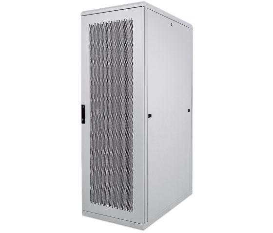 Armadio rack per server 19 pollici MHT251 con porta perforata - 42U - 1000 (P) x 600 (L) x 2033 (A) - flatpack - grigio