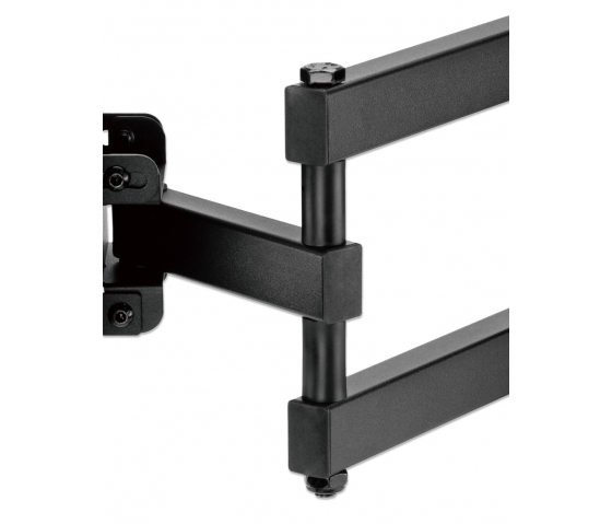 Fully movable TV wall bracket MHT66 with adjustable levelling for 37 to 70-inch televisions