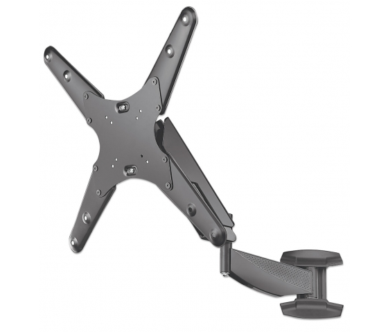 Universal gas spring TV wall bracket MHT93 with single arm for 21 to 60 inch televisions or monitors