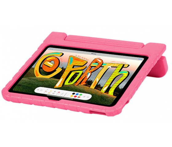 KidsCase tabletfodral med handtag för iPad 10 (2022) 10,9 tum - Rosa