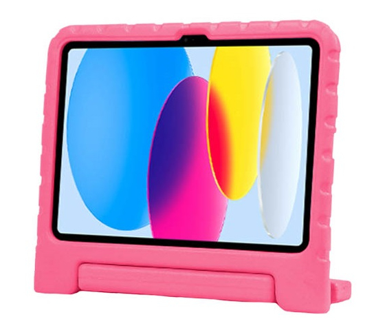 KidsCase tabletfodral med handtag för iPad 10 (2022) 10,9 tum - Rosa