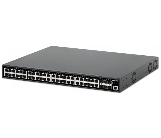 54-Port L2+ Managed PoE+ Switch mit 6 SFP+ Uplinks - 450W PoE, Rackmount