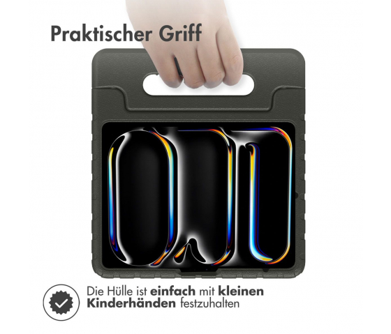 KidsCase tablethoes met handvat voor iPad Pro 11 inch (2024) - Zwart