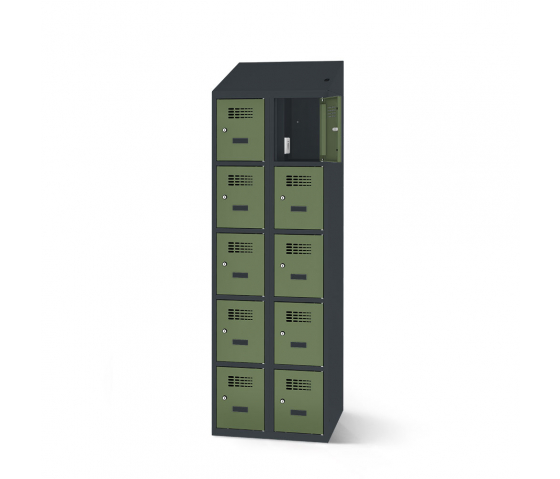 Charging locker with 10 compartments - 60cm wide - RS6025