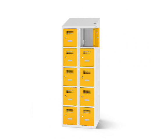 Charging locker with 10 compartments - 60cm wide - RS6025