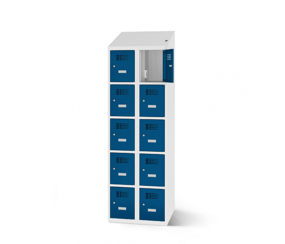 Charging locker with 10 compartments - 60cm wide - RS6025