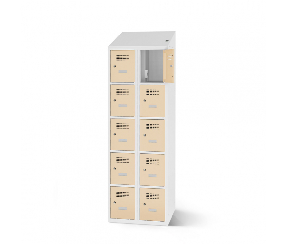 Charging locker with 10 compartments - 60cm wide - RS6025