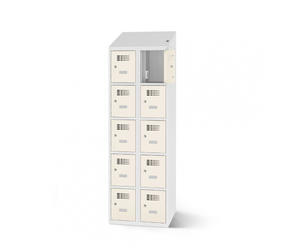 Charging locker with 10 compartments - 60cm wide - RS6025