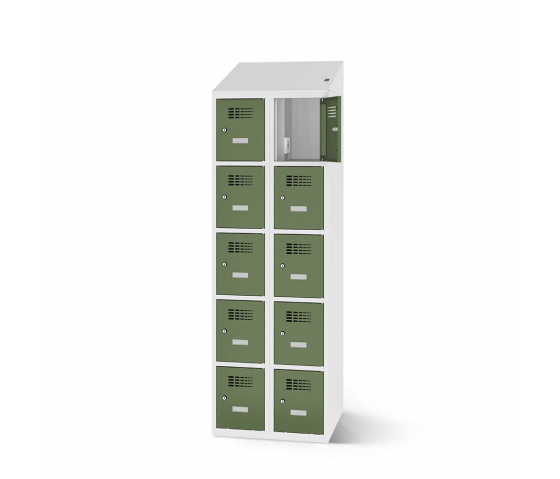 Charging locker with 10 compartments - 60cm wide - RS6025