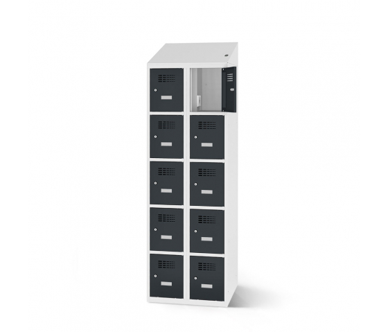 Charging locker with 10 compartments - 60cm wide - RS6025