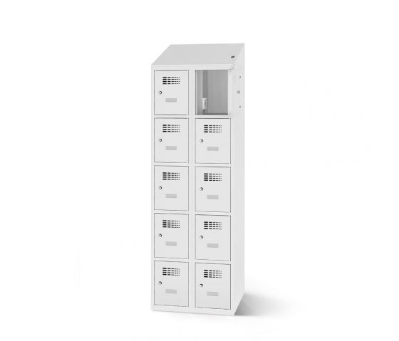 Charging locker with 10 compartments - 60cm wide - RS6025