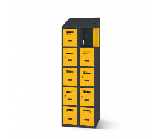 Charging locker with 10 compartments - 60cm wide - RS6025