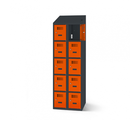 Charging locker with 10 compartments - 60cm wide - RS6025